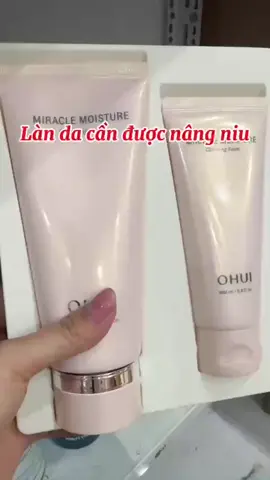 Sét sữa rửa mặt ohui hồng #vuhakorea #suaruamat #ohui