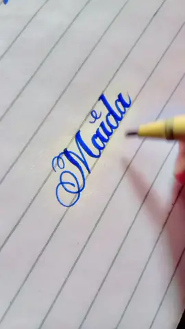 #Maida name with cut marker 🖋️#Join me for more videos ✨