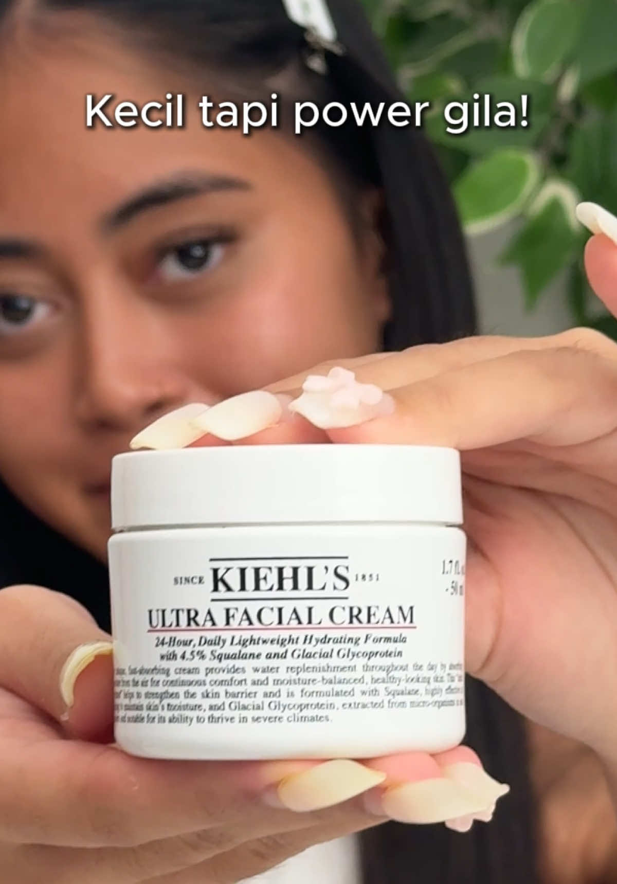 Kecil je tapi power gila! 💧 1 titik cukup untuk hydration 24 jam 😍 #MYKiehls #KiehlsUltraFacial #KiehlsUltraFacialCream #FaceItAll #FYP #Moisturizer #Hydration