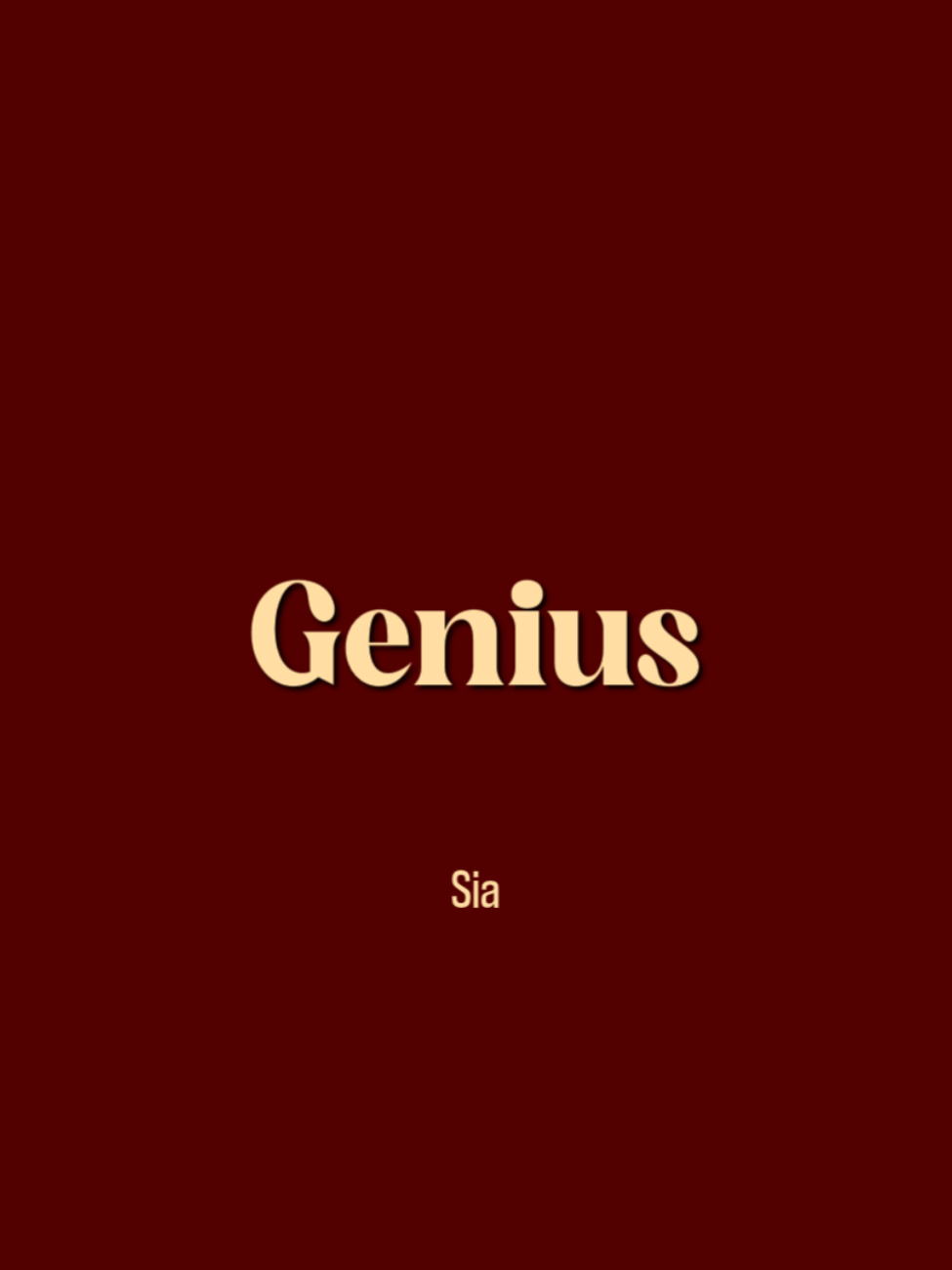 genius>>>#aesthetic #lyrics #fyp 