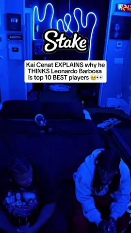 Kai Cenat EXPLAINS why he THINKS Leonardo Barbosa  is top 10 BEST players 🥹👀 #fanum #kaicenat #fyp #viral 