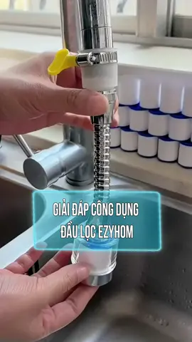 Nước không uống được không có nghĩa là bỏ qua được bước lọc. Vì cái mình rửa mặt mỗi ngày, hay ăn uống vào người chính là nó đó   #ezyhome #daulocnuoc 