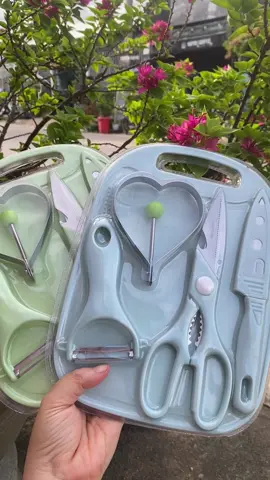 Bộ dao thớt Misan 5 chi tiết chế biến đồ ăn dặm cho bé