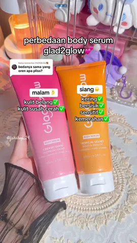 Membalas @PAPRIKAA💐 ini yah perbedaan body serum g2g😍💯#cerahglowing #bodyserum #bodyserumviral #glad2glowbodyserum 
