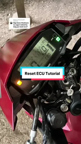 Replying to @mahiyaengfi Quick Tutorial - Paano mag reset ECU ng Raider Fi  #raiderfi #raider150fi #raider #suzuki #rfi150 #resetecu #tutorial 