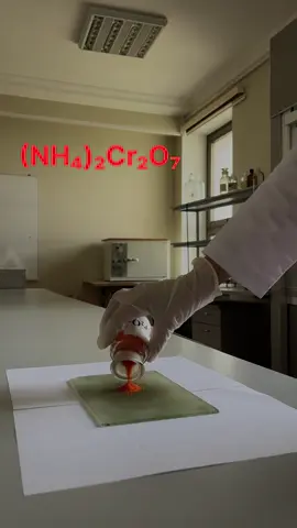 Ammonium-dichromate decomposition. Volcano reaction😳🌋#chemistry#chemistrylaboratory#chemistryexperiment#chemicalsubstances#chemistrylife#chemistrylove#chemistrylovers#chemicals#chemistrychallenge#chemicalscience 