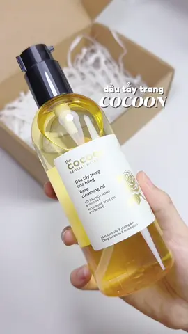Dầu tẩy trang ko cần dùng nước ấm để nhũ hoá nên rất tiện cho người lười như tui 🥹🥰 #dautaytrang #taytrangdadau #cocoon 