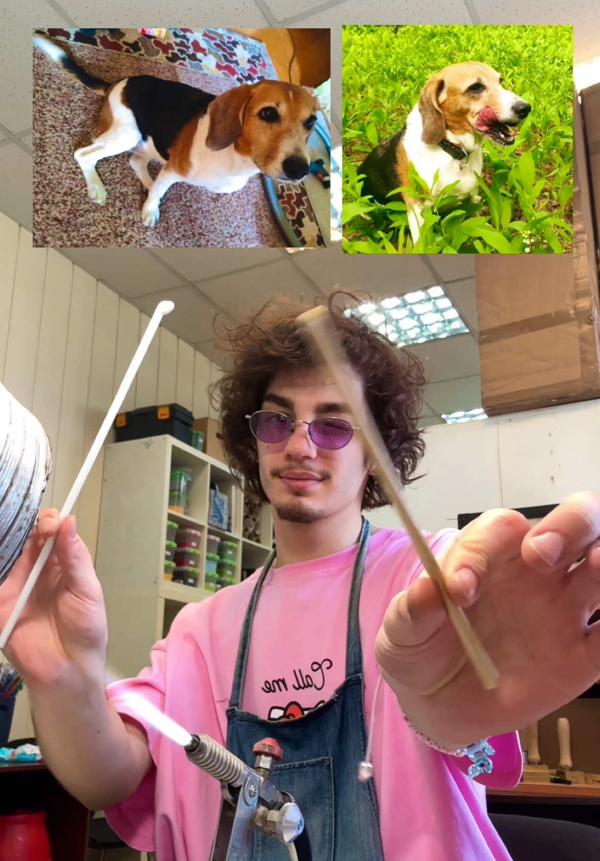 для тех, кто вечно скучает по своим хвостикам🥹🌸#artglass #lampwork 