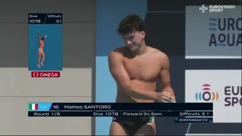 Matteo Santoro 🇮🇹 3m Springboard Diving | European Championship 2025 #diving #championship #european #dive #italy #diving #springboard #edit #video #thanks #athlete #aquatic #world #2025 #♥️ #🙏 #🇮🇹 