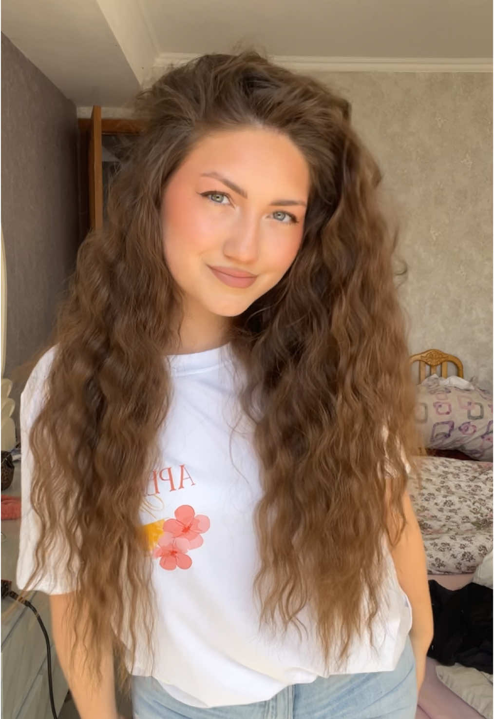 hair unpacking 🌺 #metodsofisa #viral #fyp #curls #hairstyle #curlytok #beachwaves #tutorial 