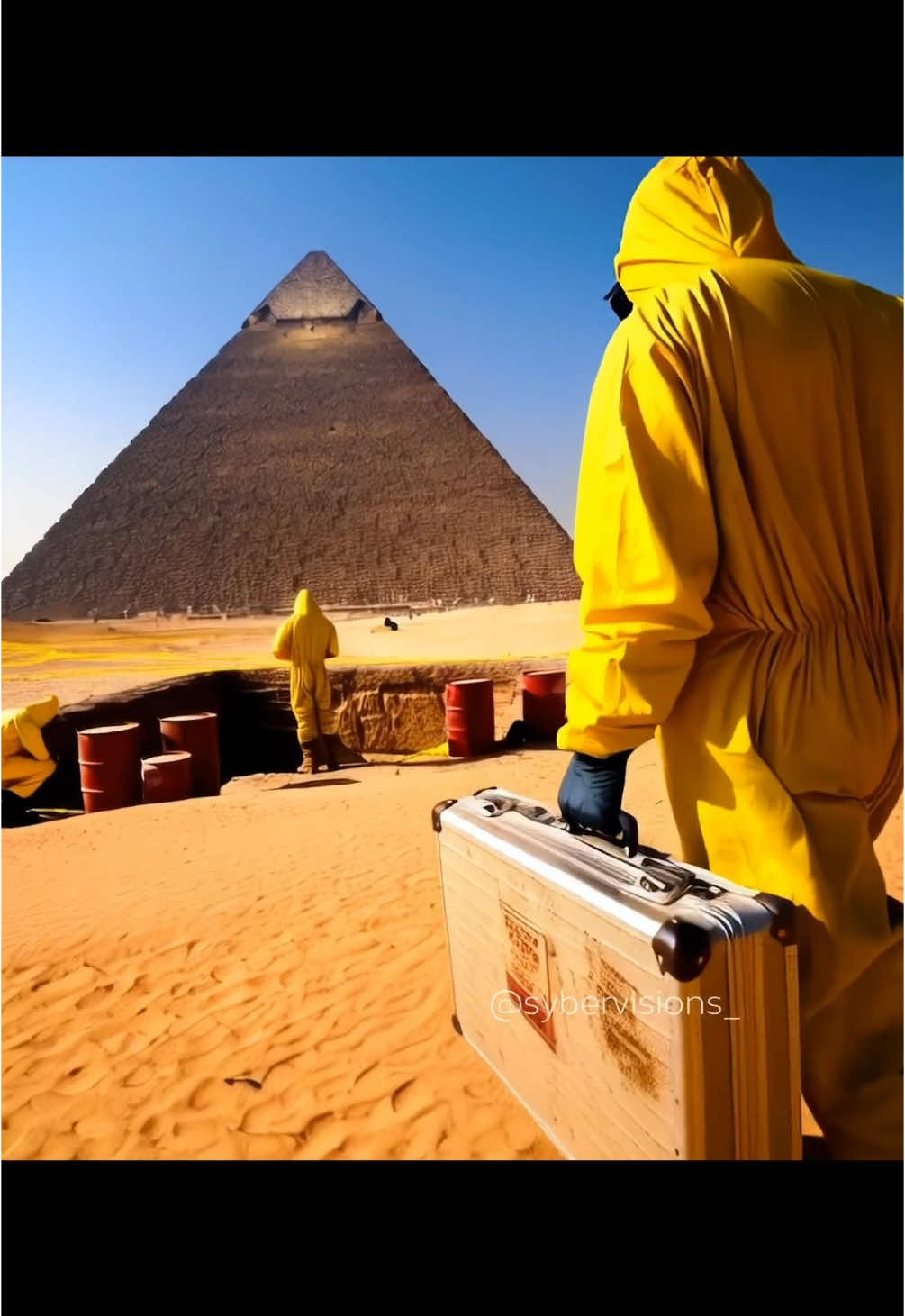 Scientists Open Hidden Chambers Beneath Khufu’s Pyramid – Uncover Ancient Advanced Technology! #KhufusPyramid #AncientTechnology #HiddenChambers #AncientAliens #PyramidSecrets #LostCivilization #EgyptMysteries #annunaki #alien #ancientcivilizations #creepytok #fyp #trending #foryou #aliens #tiktokviral #ai #trending #viral #viralvideo #extraterrestres #sybervisions_