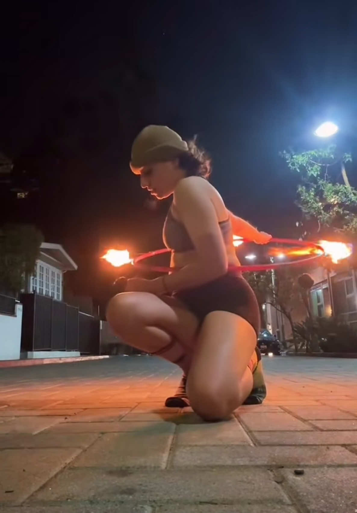 leave the coqui alone | trained professional | fake fire | not a minor | no nudity | #firespinner #coqui #flowartistoftiktok 
