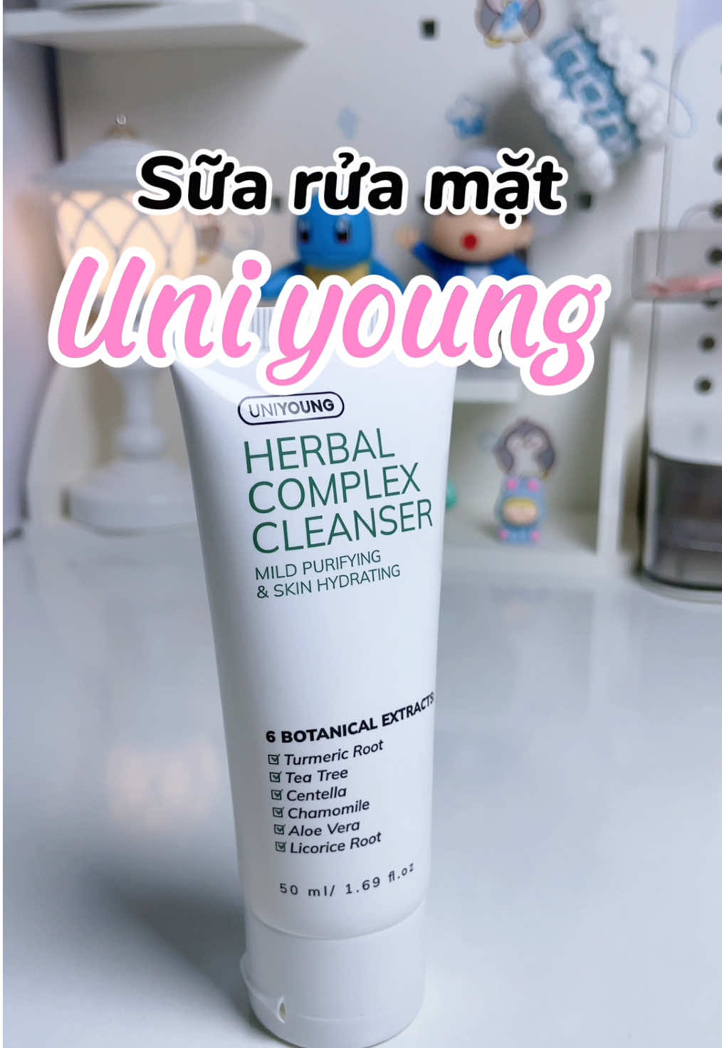 Sữa rửa mặt cho da dầu mụn Uniyoung#uniyoung #suaruamatthaomoc#suaruamat#skincare#srm#gelruamat#unboxing#unbox #xiangreview#fyp 
