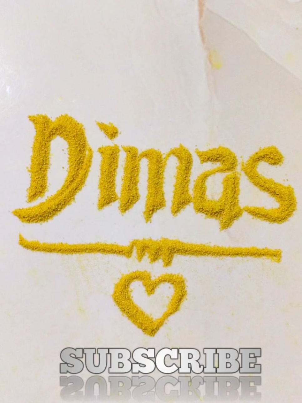 Membalas @dim_dim367 Request for the name Dimas from fine sand media #writingsand #sand #art #edukasi #fypppppppppppppp 