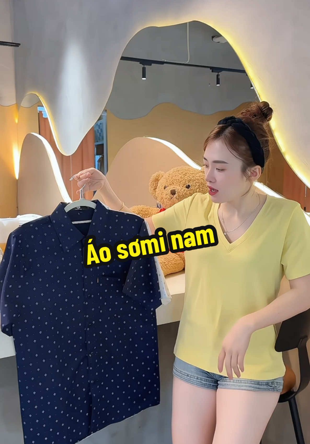 Áo Sơ Mi trung niên ngắn tay 