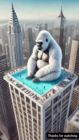 A large monkey swimming in a large pull#mo key#aistory#largemonkey#water#swimimg#aiminkeyvideo #monkey#aistory #aihindistory #aihindistory #kidsstory kidsstory 