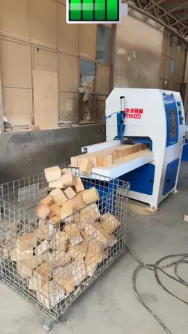 CNC wood cutting off saw machine wood pallet block saw cutting machine #woodworking 