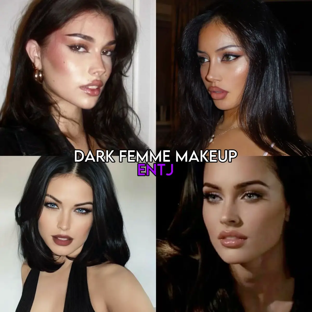MBTI as make up pt2 🫦✨ #entj #infj #entp #intp #istj #intj #isfj #mbti #mbtipersonality #makeup #aesthetic 