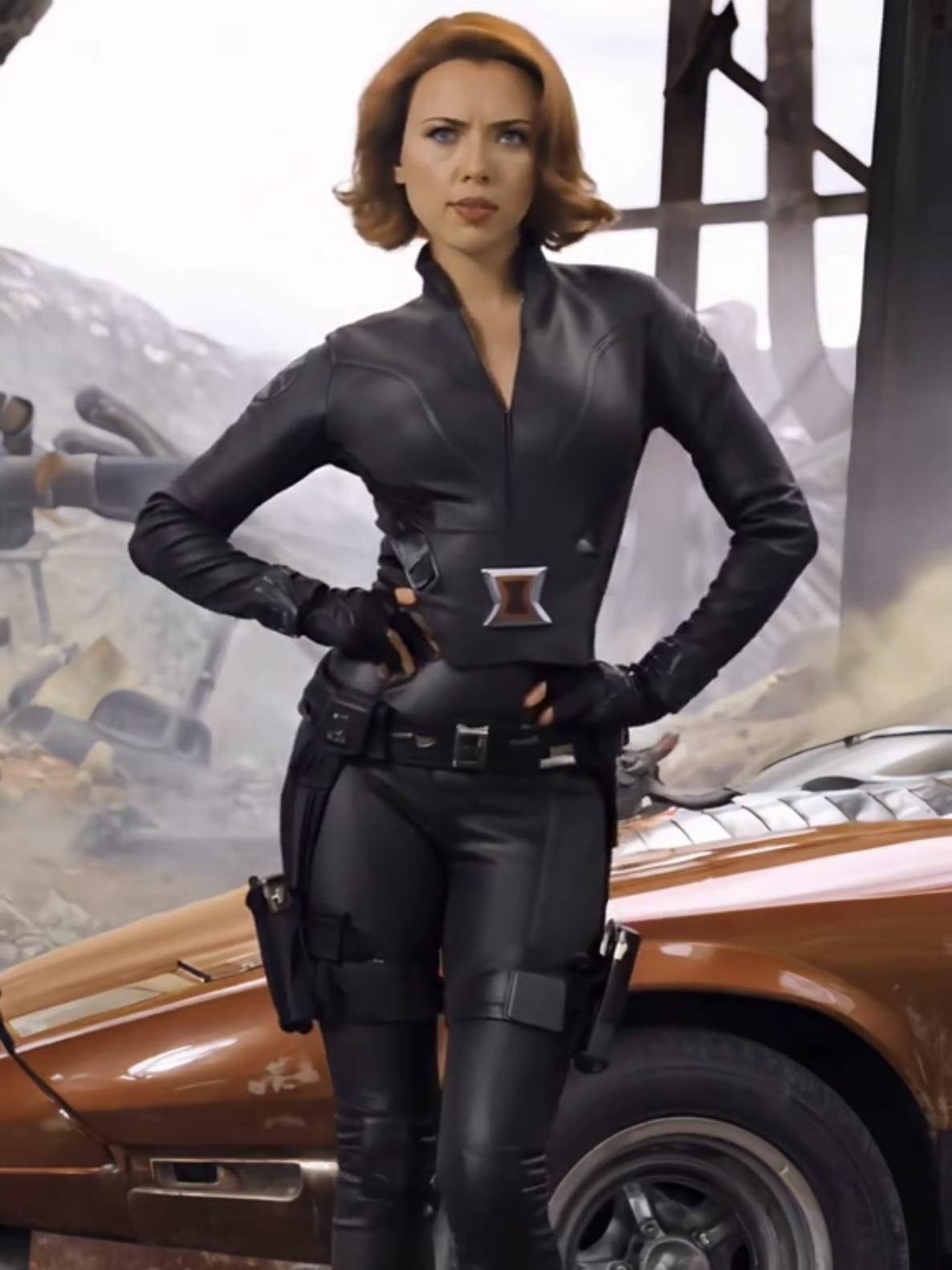 Black Widow (Scarlett Johansson) Teasing Ai #fyp #fypシ #ai #marvel #blackwidow #natasharomanoff #scarlettjohansson 