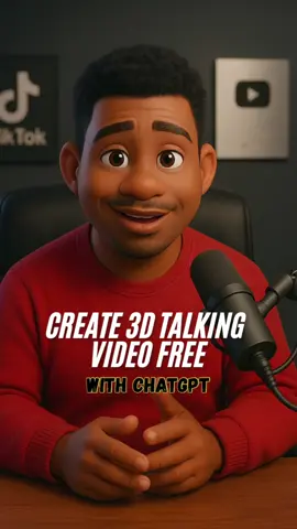 Create 3D ai talking video for free with your phone #viralvideos #aivideos #videoediting 