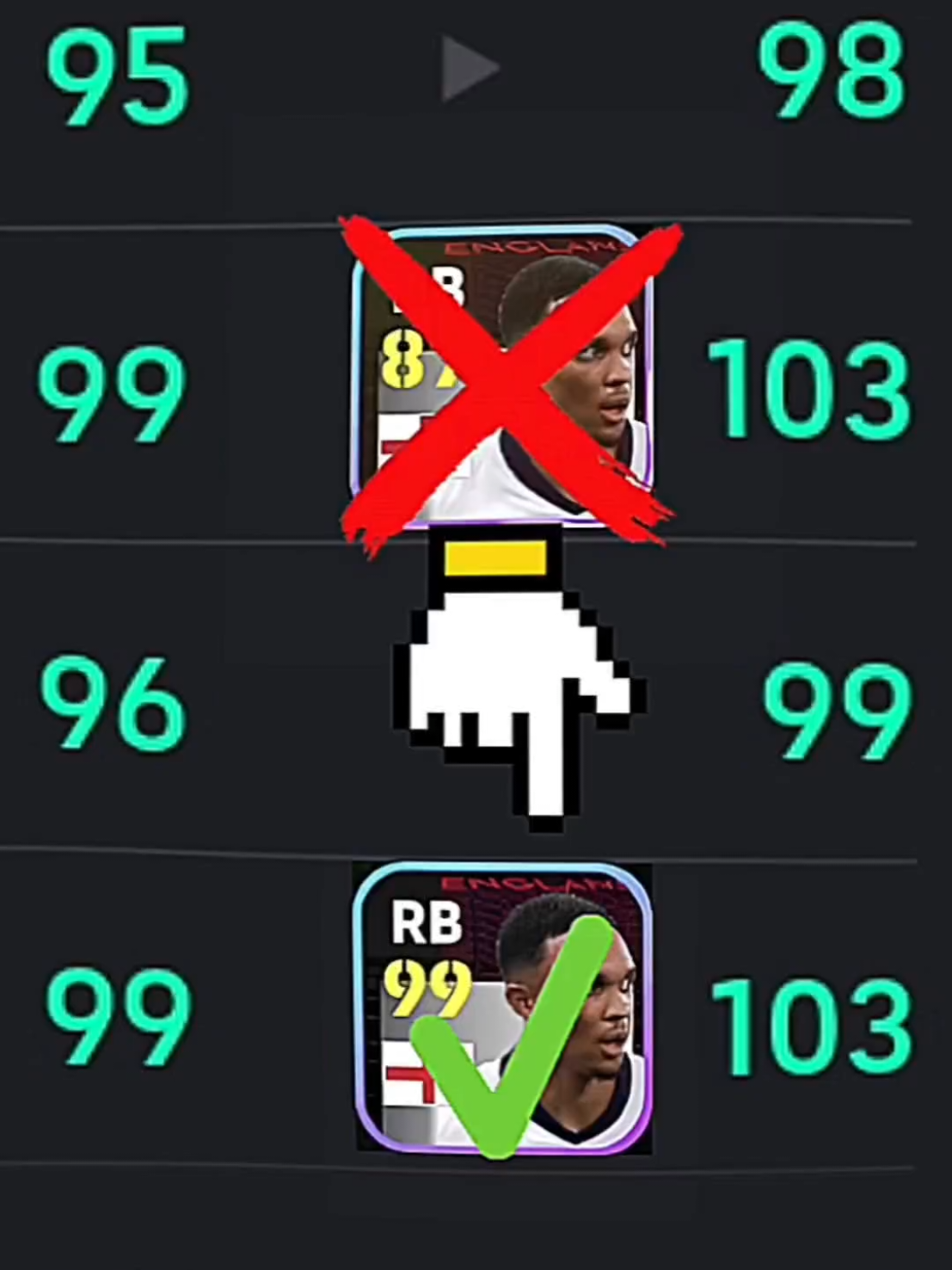 T. Alexander-Arnold Vị trí RB 99✅ #T.Alexander-Arnold #efootball2025 #efootball #efootball2025mobile #efootballmobile #pesmobile #efootball25 #pes2025 #ThảoKhôngPáo 
