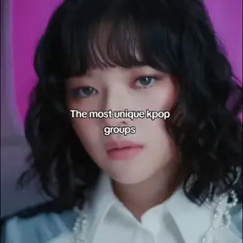 The most unique kpop groups #fyp #KPop #kpopfypシ #viral #twice #aespa #mamadol #honeypopcorn #triples #blackswan #meovv 