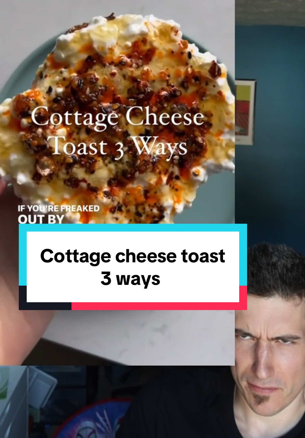 Replying to @Melissa Medhurst cottage cheese on toast?… I can get on board with that. #cottagecheese #toast #Recipe #viralrecipe #bruschetta @FOODS WE LOVE TO EAT 