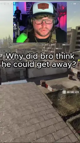 Bro really thought he could get away... 😂 #cod #warzone
