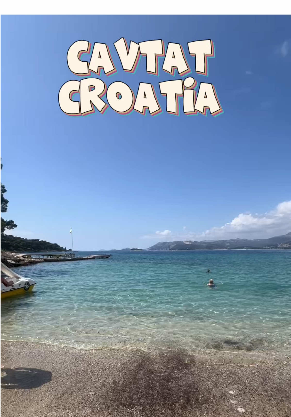 Un pueblito escondido de Europa CAVTAT 🇪🇺🇭🇷 #europa #europe  #travel #viaje #viajar #croacia #cavtat 