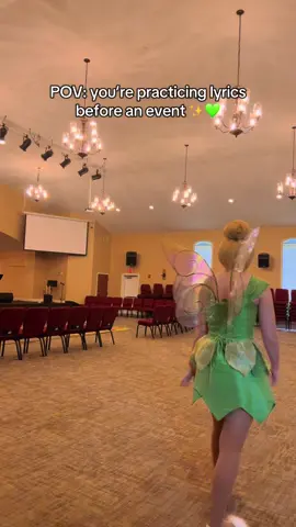 ✨💚 so tired but it was lots of fun #partyprincess #tinkerbell #flytoyourheart #theatrekid #voiceactor 