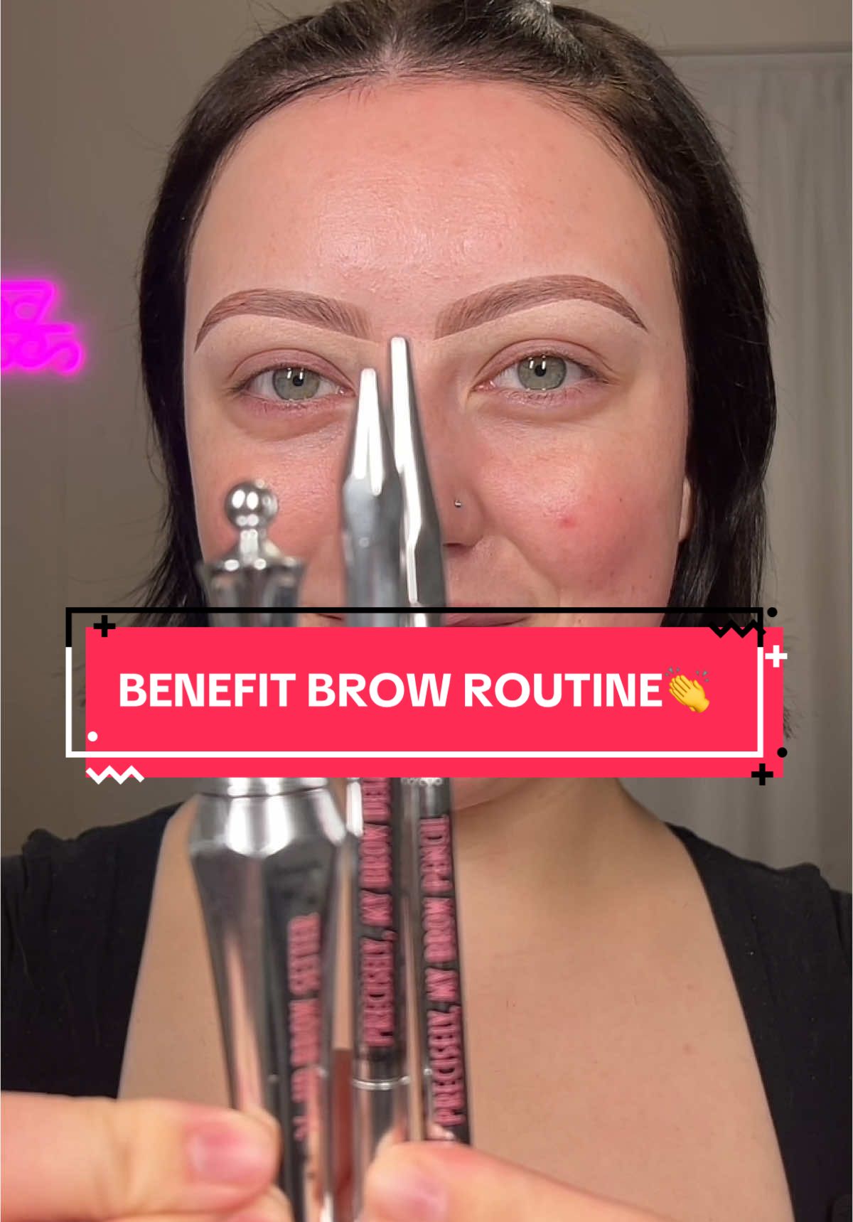 My favorites!!👏🫶 @Benefit Cosmetics #benefitbrows #benefitclubpink 