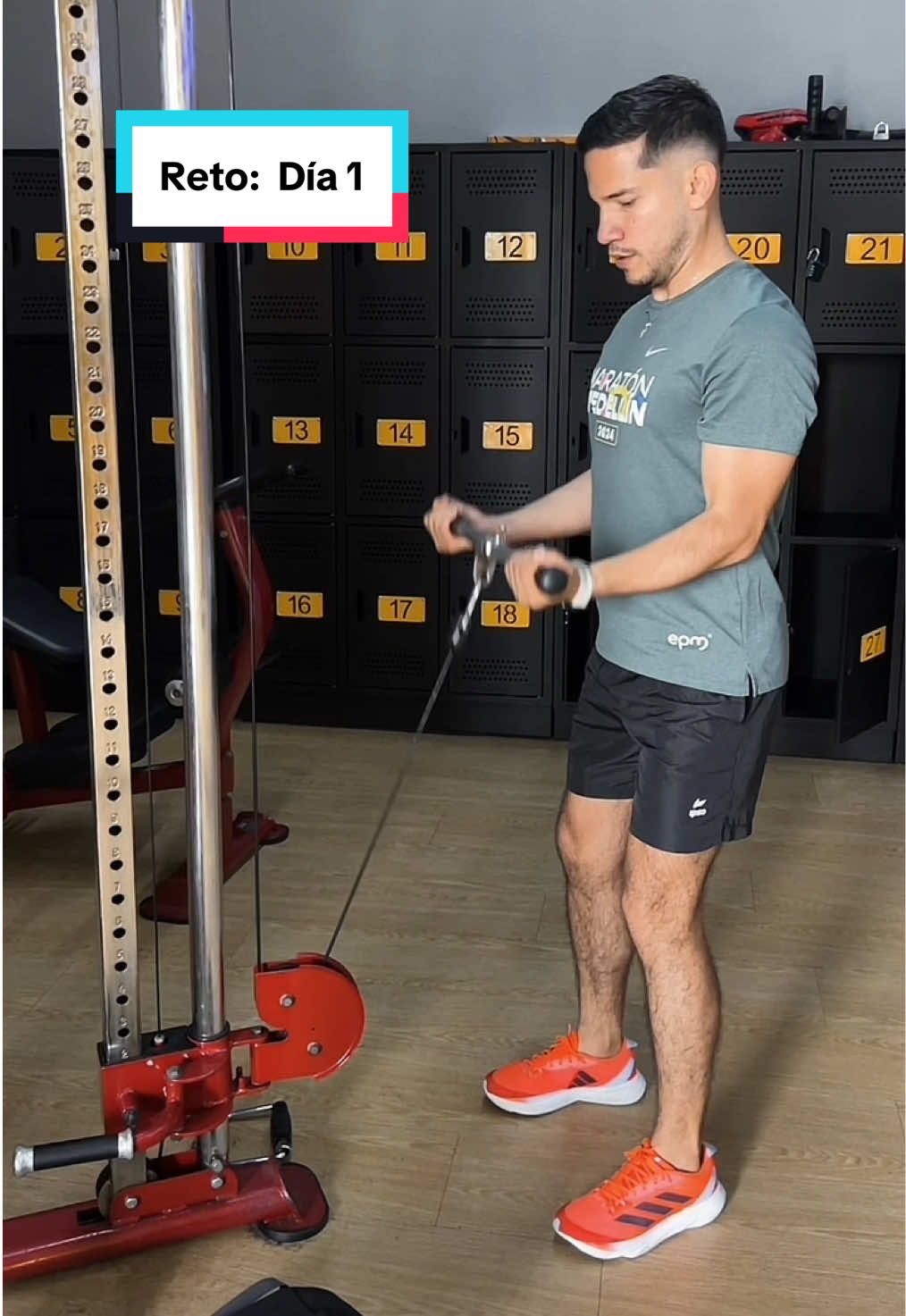 Hoy comienza el reto más importante: creer en mí. No estoy donde quiero, pero empecé. #Día1 #RetoCamiloFit #gym #gymrat #GymTok #gymbro #challenge #españa #medellin 