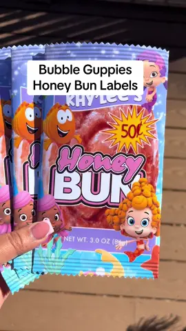 Bubble Guppies Honey Bun Labels  🫶🏼 My design was created in @photoshop  on @littlelightexpressions Templates and Mockups  🩵 Comment FAVORS to get link to our website and Exclusive Coupon Code  🎉 Enter our world of Party Favors linked in our bio!  #fyp #party-favors #party #thislittlelight #midjourney #photoshop #canva #graphicdesign #throwback #aidesigns #template #aigraphics #tutorial 
