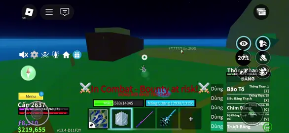 Băng 🥶💦❄️🧊#roblox #bloxfruits #pvpbloxfruits #comboicebloxfruit #ductoan2912 