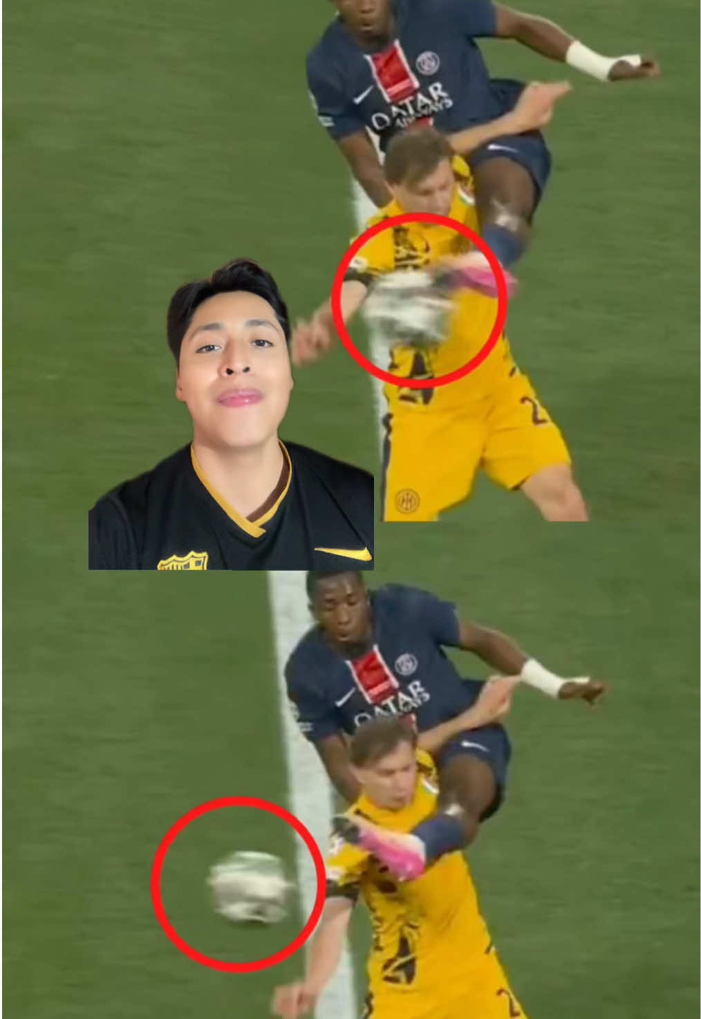 El segundo gol del PSG es gracias a William Pacho #williampacho #tirodeesquina #psg #gol #final #UCL #zonamvp 