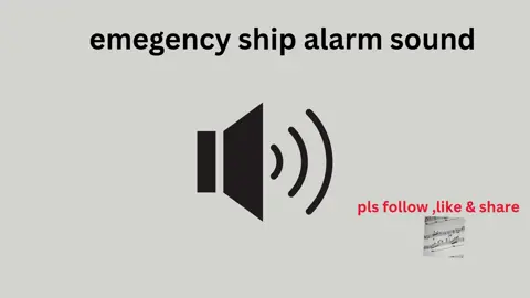 emergency ship alarm sound #sound #sounds #soundsfx #soundeffect #soundeffects #soundsfx #soundfx #sfx #soundfx 