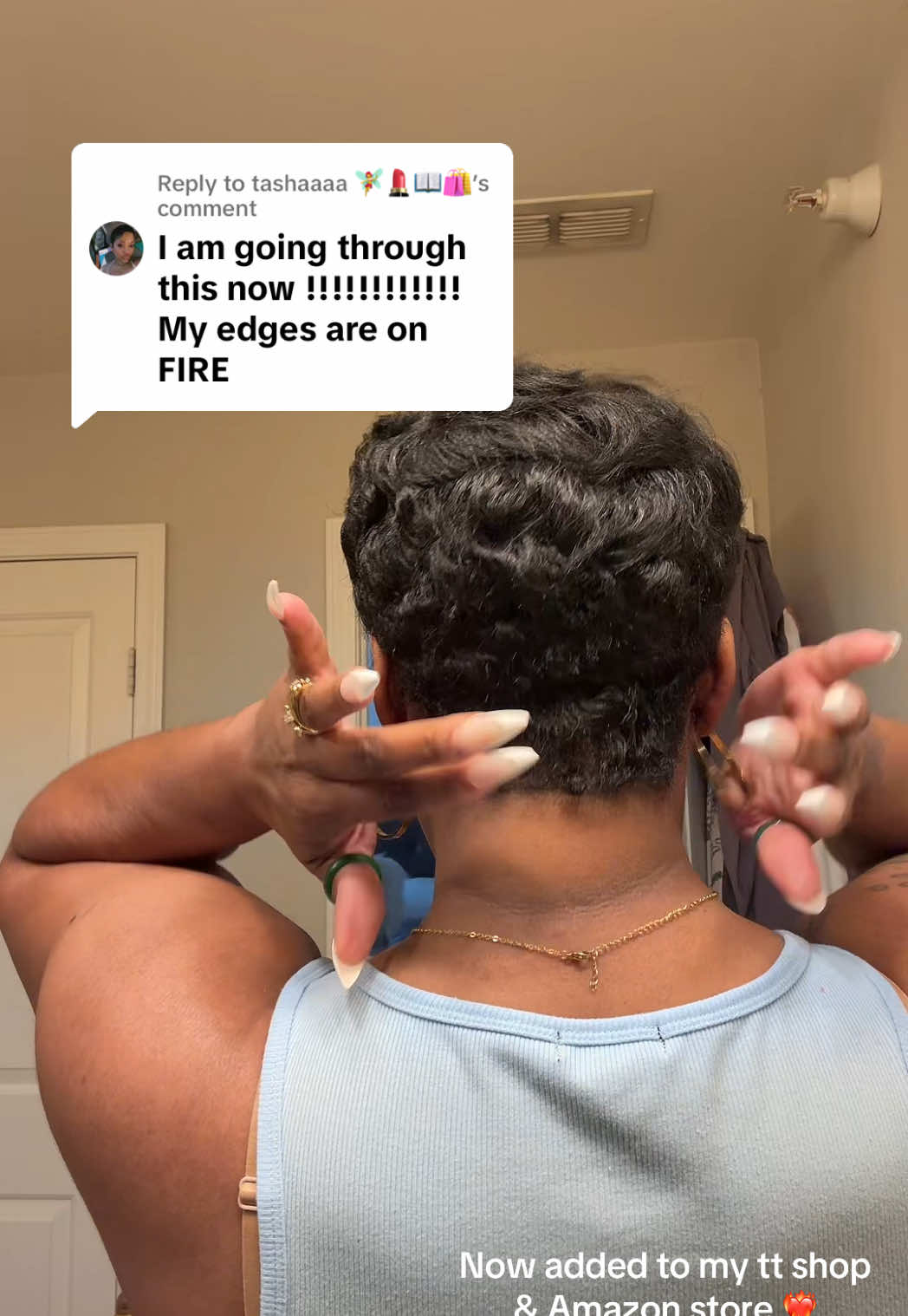 Replying to @tashaaaa 🧚‍♀️💄📖🛍️  Hope this helps! Shop through my TikTok shop or ASF both in my description ❤️‍🔥 #pixiecut #nairobiburns #hairtalk #blackhairtiktok #fypage 
