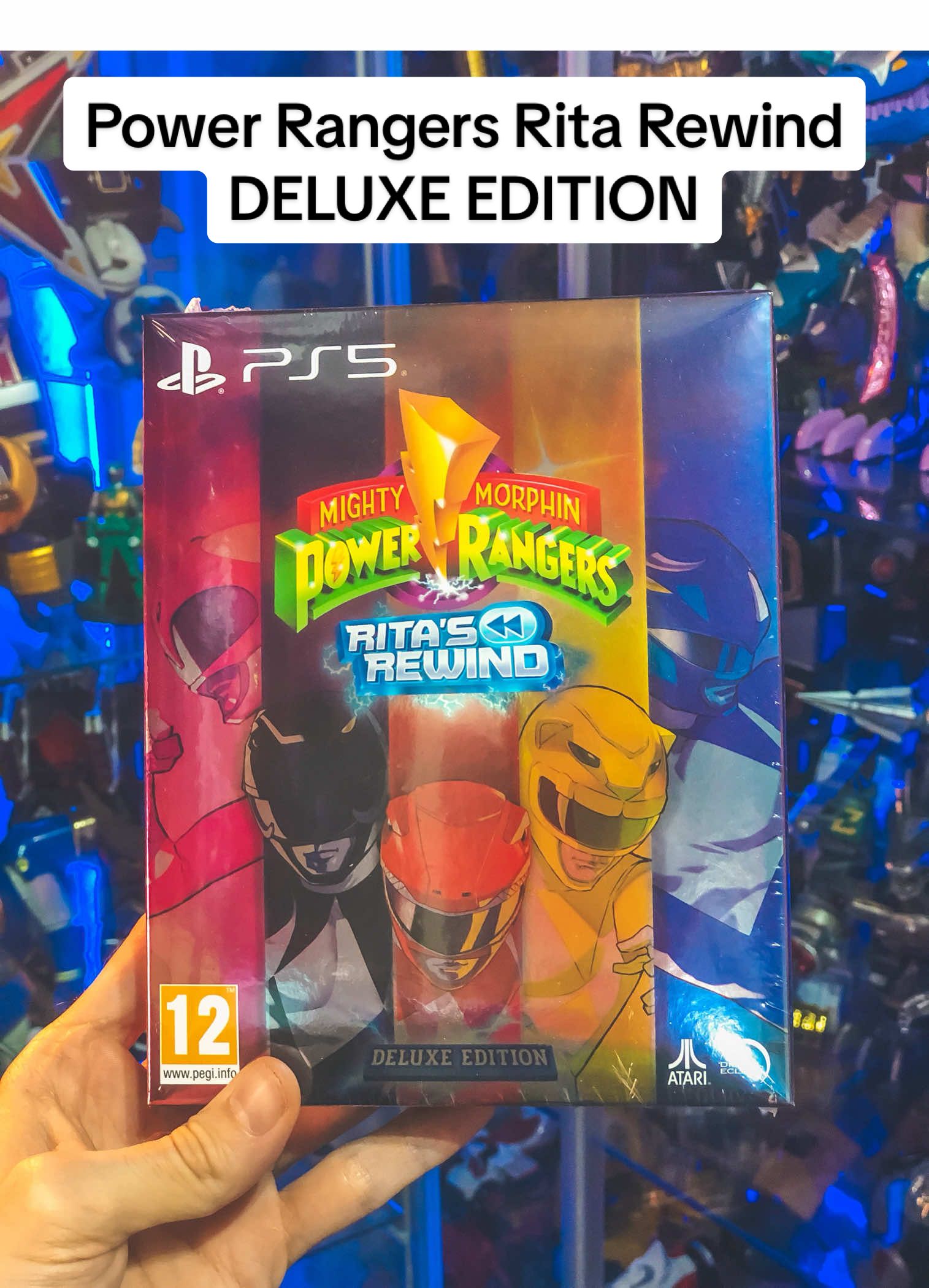 Unboxing Power Rangers Rita Rewind edición deluxe #powerrangers #unboxing #ps5 #game #playstation #powerrangerstiktok #collector 