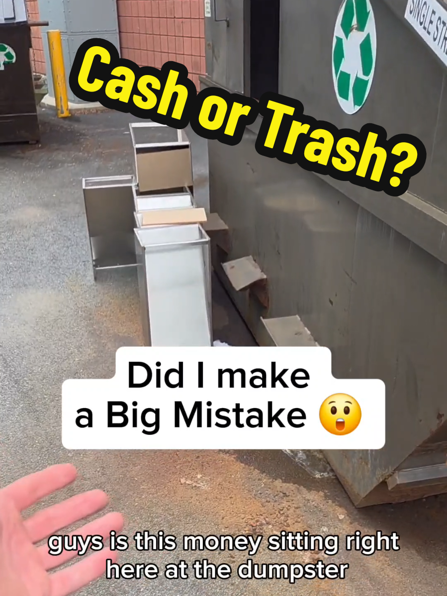 Did I make a huge mistake?WHAT ARE THESE THINGS?? Cash or trash?  Help !!  #dumpsterdiving #free #money #cash #chef 