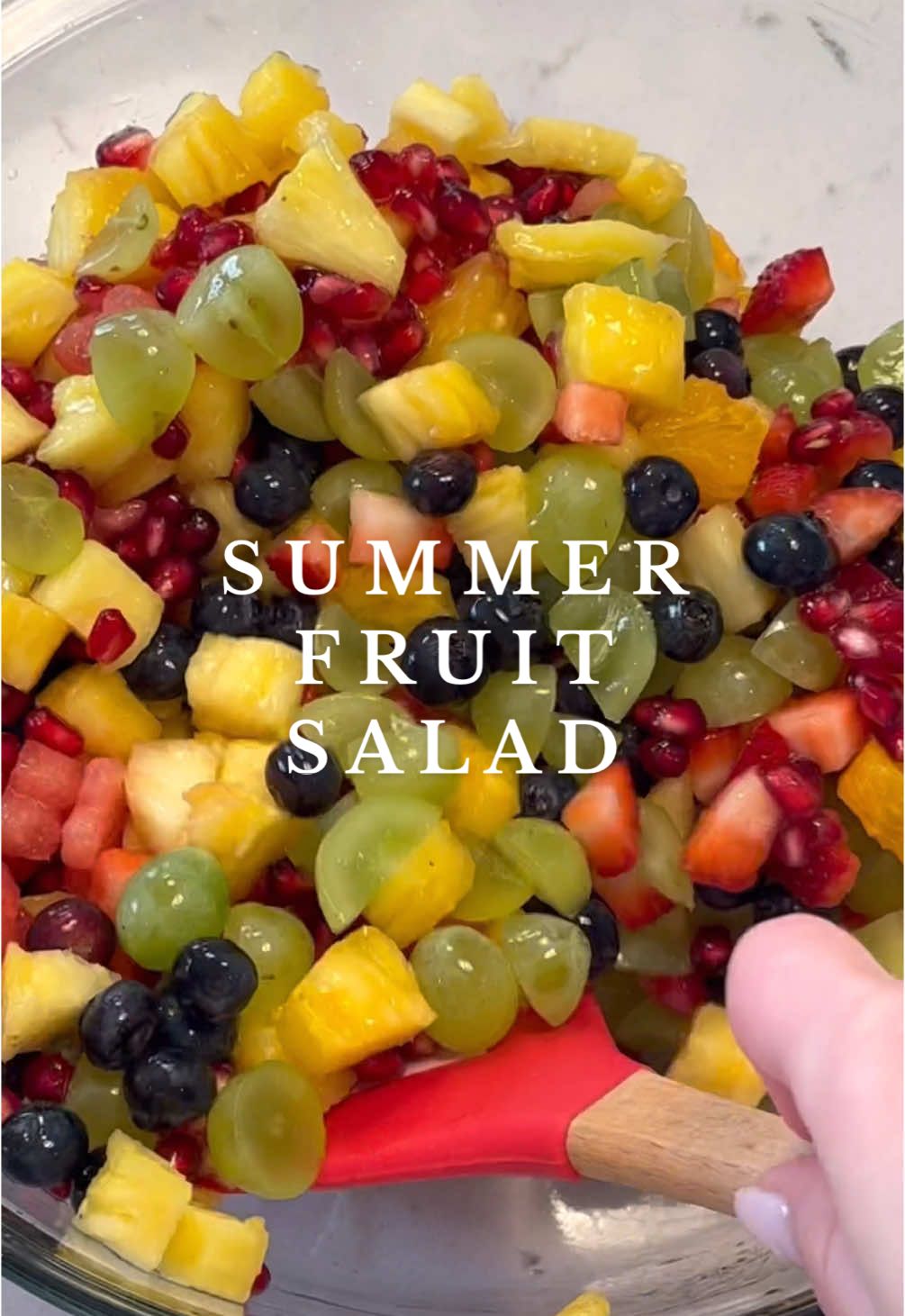 The perfect summer fruit salad! 🍉🫐☀️🍇🍋 #fruitsalad #fruit #Summer #snackideas #dessert #Recipe #healthyfood #snack #healthyrecipes #satisfying 