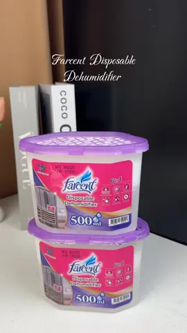 Absorbs excess moisture. Prevents mold & mildew. Easy to use. Farcent Disposable Dehumidifier ✨ #farcentdehumidifier #farcent #dehumidifier #recommendations #musthave #houseoftiktok #fyp 