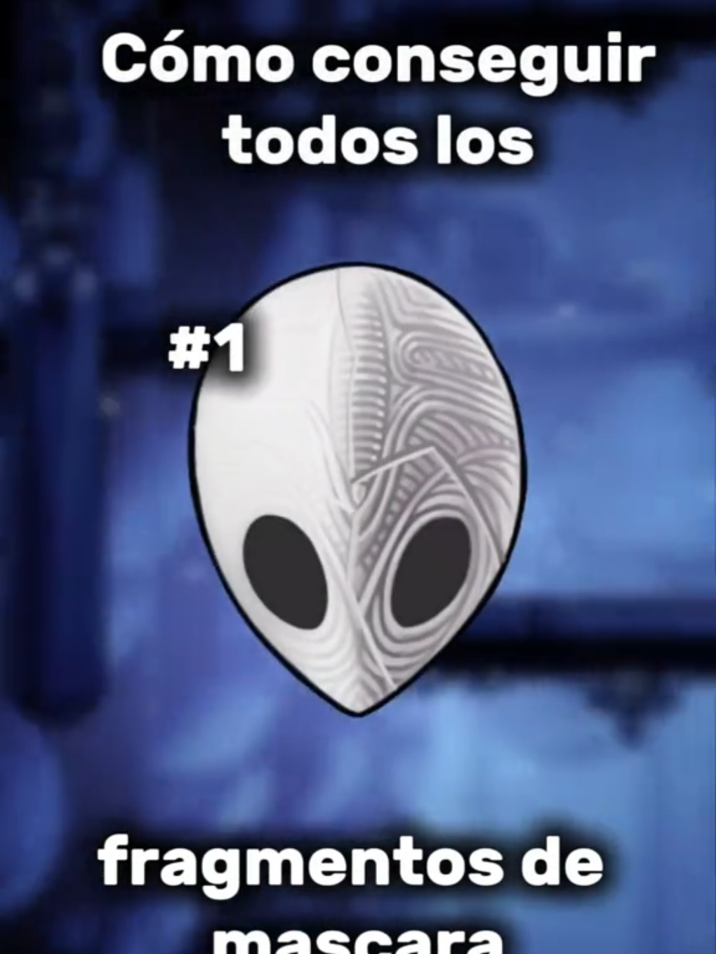 Como encontrar los FRAGMENTOS DE MASCARA en hollowknight #hollowknight 