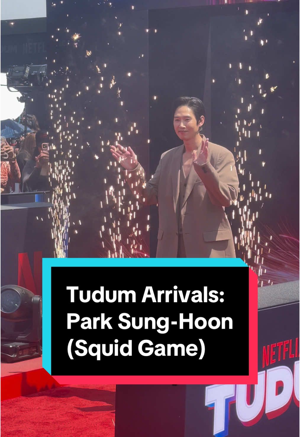 Tudum is Netflix's biggest Live event! #netflixtudum2025 #squidgame #parksunghoon #netflix