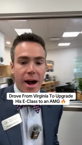 This repeat client from Virginia drove to us a 2nd time for his new AMG! Brandon, you’re next! #amg #carsoftiktok #dealership 