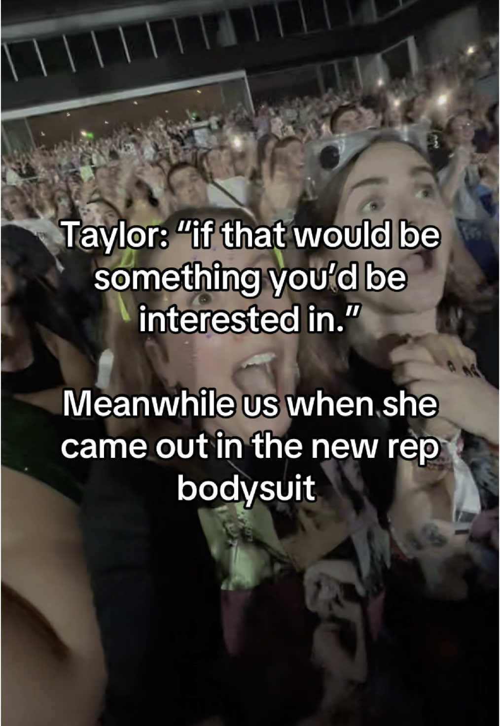Yeah and the way I had a panic attack for nothing… she only had a quarter of rep tv re-recorded 😂✨🖤🐍 #reputation #taylorsversion #taylorswift #theerastour #TSTheErasTour #miamitstheerastour @Taylor Swift @Taylor Nation @Madison Ray @Carly 🤍 Taylor’s Version 
