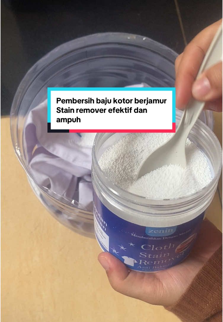 Bersihkan baju dekil berjamur #pembersihbajuberjamur #pembersihnodabaju 