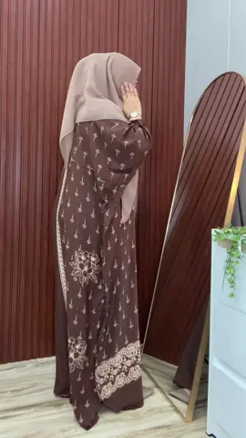 gamis kaftan simpel bahan rayon ✨🤎