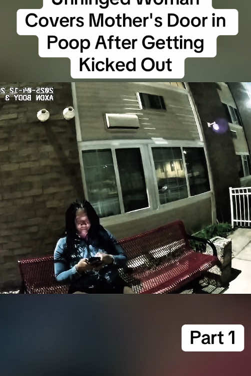 #Unhinged Woman Covers Mother's Door in Poop After Getting Kicked Out