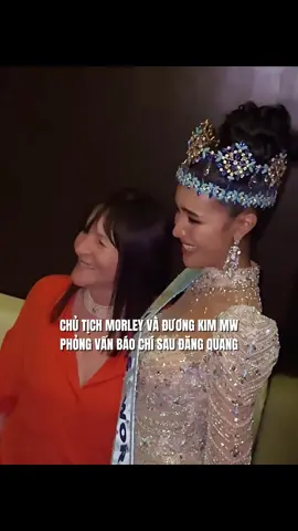 Chủ tịch Morley và Opal Miss World 2025 sau đăng quang #opalsuchata #missworld #missworldthailand 