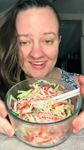 #crabsalad #kanisalad #imitationcrab #snacking #obsessed #yummy #Foodie #foodietiktok #mukbang #foryoupage 
